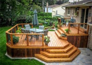 backyard deck